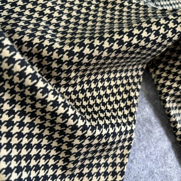 J McLaughlin Women's Pull on Pants 14 Pattern Tan Black Skinny Legging Rayon 390 - Picture 13 of 14